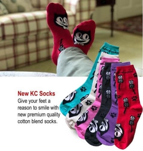 Men's Smiling Kit-Cat Socks